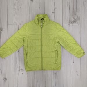 Kids Lime Green Puffer Jacket